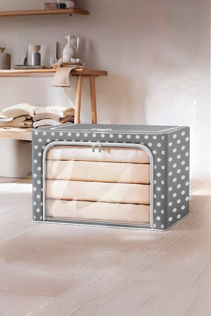 Premium Dolap İçi Düzenleyici Hurç – Çelik Çerçeveli | Pencereli Organizer Kutu - GTG DISCOVER