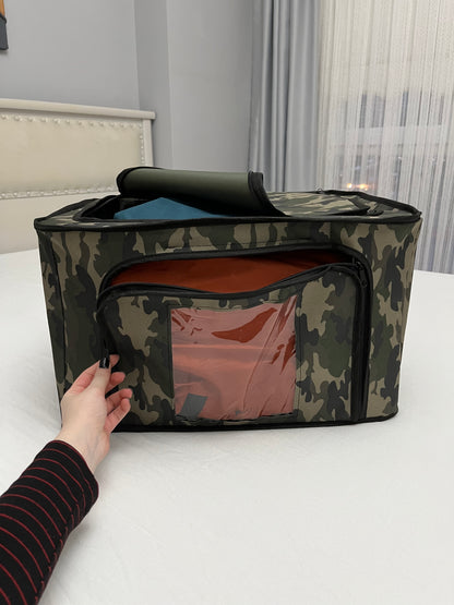 Premium Dolap İçi Düzenleyici Hurç – Çelik Çerçeveli | Pencereli Organizer Kutu - GTG DISCOVER