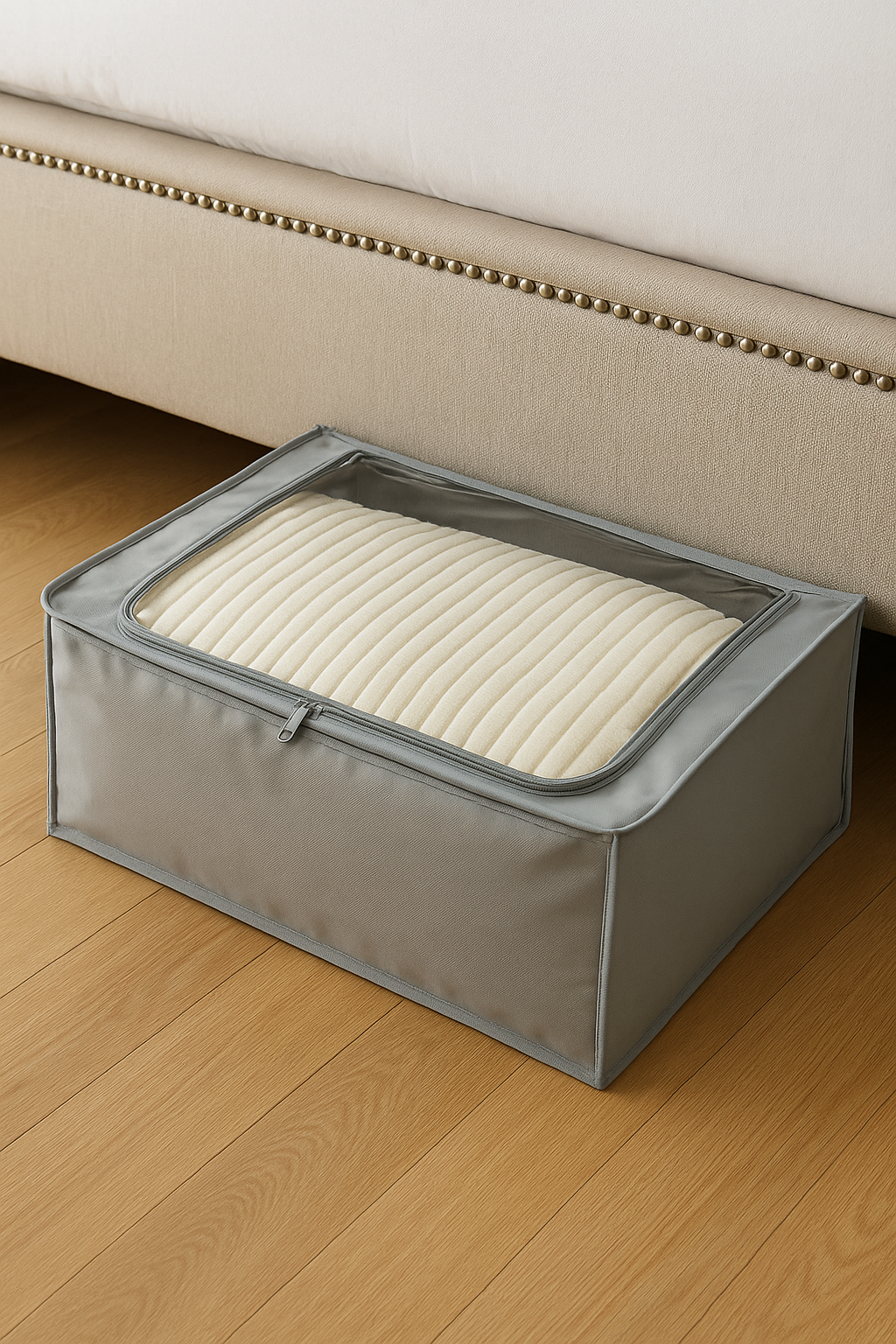 Baza Altı Hurç | Çelik Destekli, Katlanabilir, Nefes Alabilen ve Fermuarlı Saklama Hurcu - GTG DISCOVER