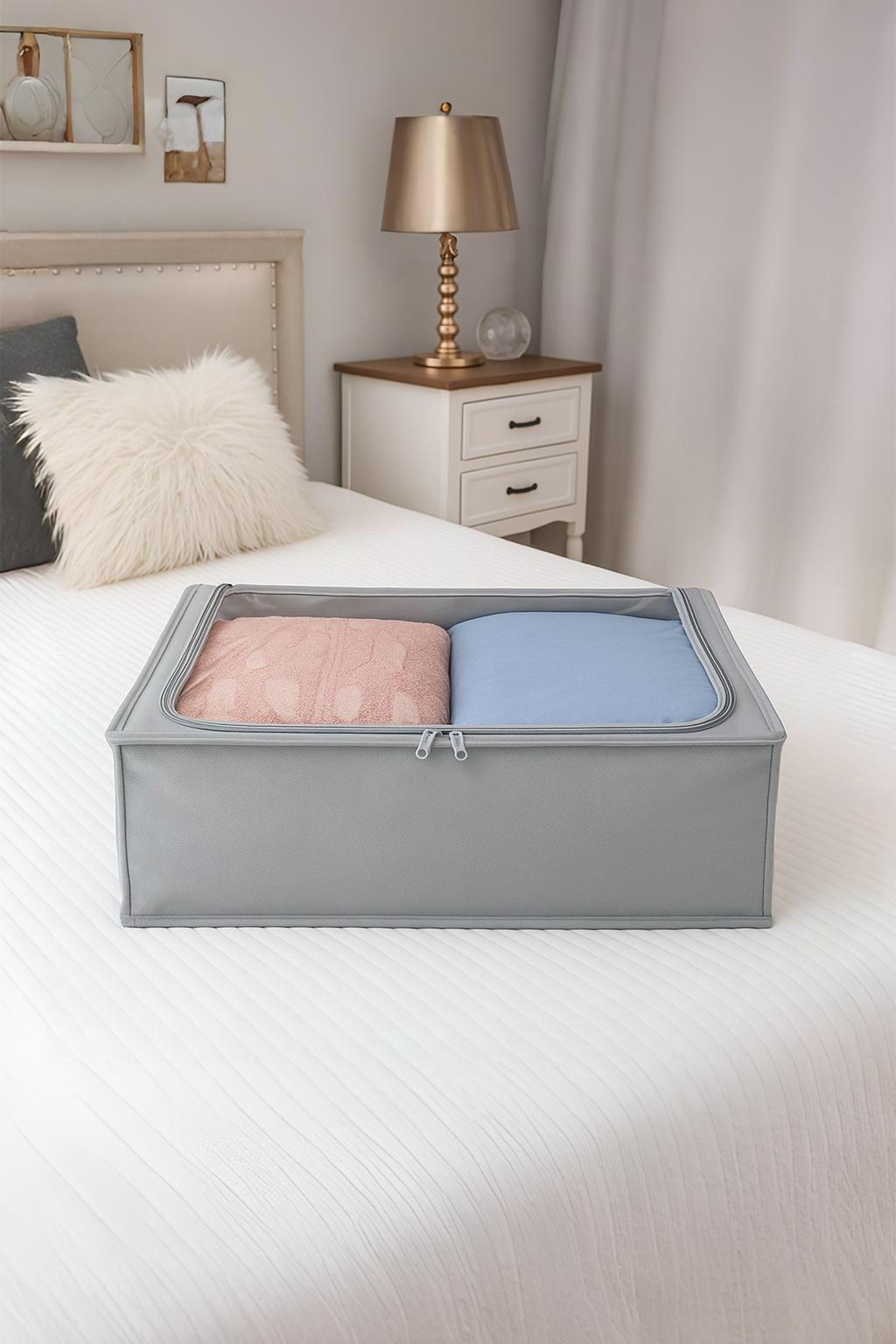 Baza Altı Hurç | Çelik Destekli, Katlanabilir, Nefes Alabilen ve Fermuarlı Saklama Hurcu - GTG DISCOVER