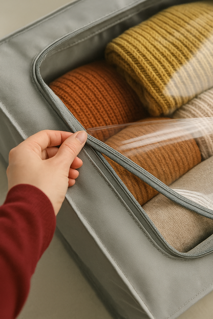 Baza Altı Hurç | Çelik Destekli, Katlanabilir, Nefes Alabilen ve Fermuarlı Saklama Hurcu - GTG DISCOVER