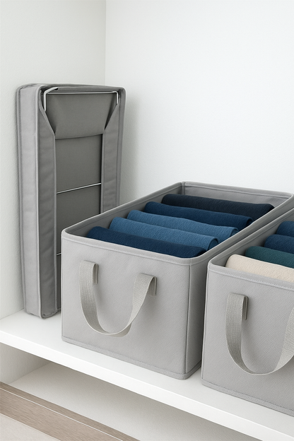 Raf Düzenleyici Organizer | Çelik Destekli, Katlanabilir, Suya Dayanıklı Organizer (2 Boy Seçenekli) - GTG DISCOVER